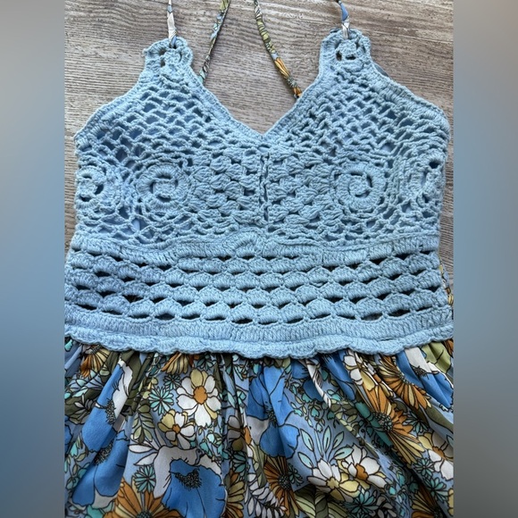 B.O.G. Collective Floral & Crochet Dress Size~Small - Picture 4 of 10